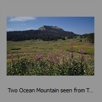 Two Ocean Mountain seen from Togwotee Pass